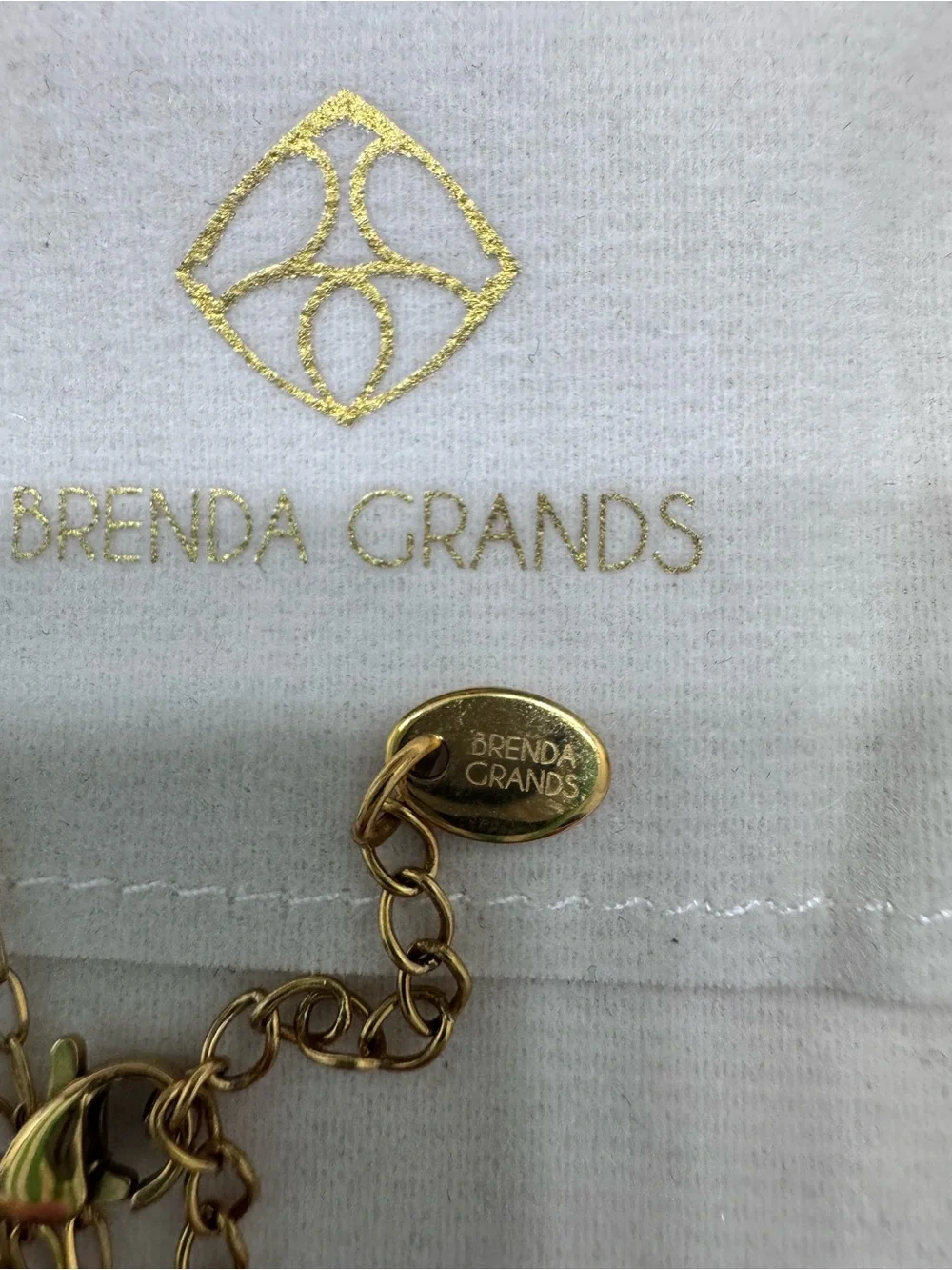 Brenda Grands Sealed with Love Initial H Gold Waterproof Necklace